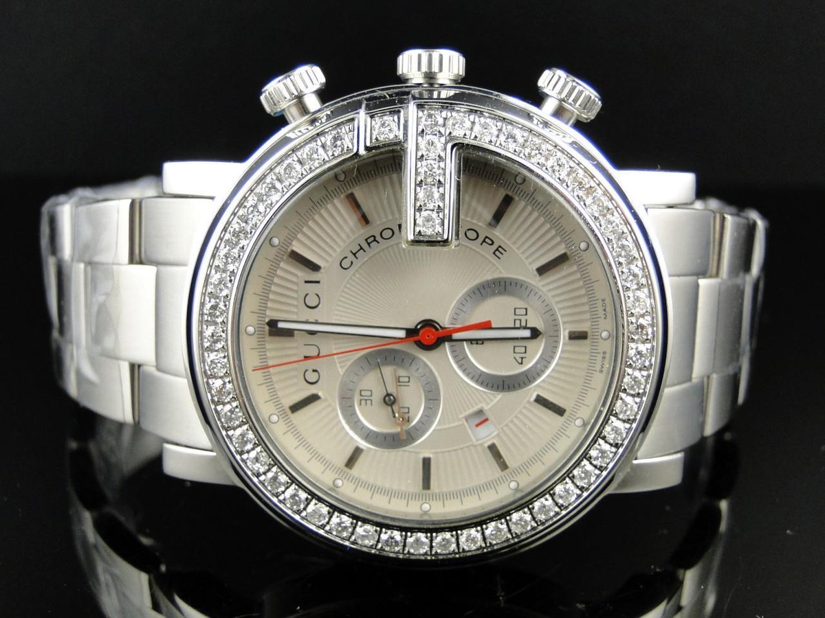 Authentic Gucci watch with diamond face. Gucci 5500L Women main image 4