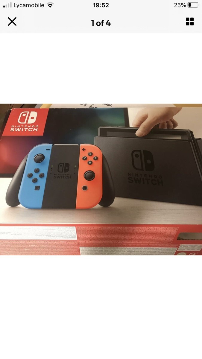 Nintendo switch Box With Complete Accessories Only. No Console And