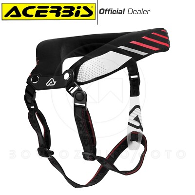 Acerbis X-Roll Black Red Neck Collar Protection Motocross Enduro