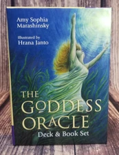 The Goddess Oracle Deck & Book Set Cards Amy Sophia Marashinsky  52 Cards Janto