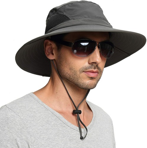 Wide Brim Bucket Hat Waterproof 