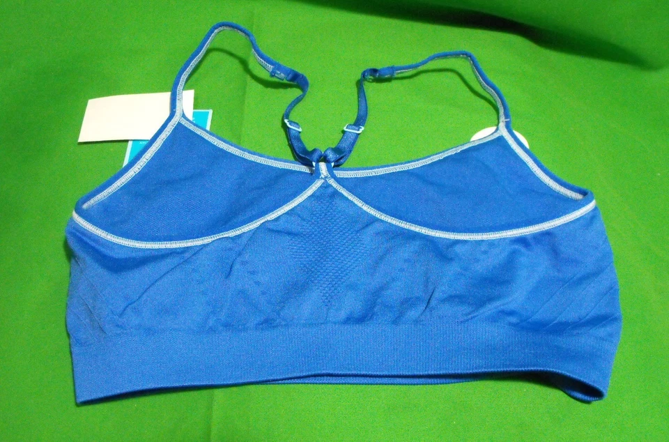 NUEVO SUJETADOR DEPORTIVO/CAMISETA DEPORTIVO S APENAS HAY 5611 PIRATA AZUL PULL-ON ESPALDA DEPORTIVA Foto 2 de 2