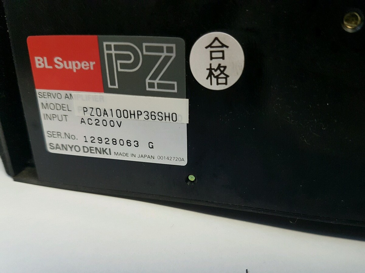 ジャンク SANYO 60Hz専用 2台 SANYO DENKI Servo Motor Q2AA08100HXS48 | eBay