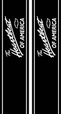 Silverado Vinyl Racing ..rear Bedstripes Compatible With Chevrolet Truck Decals