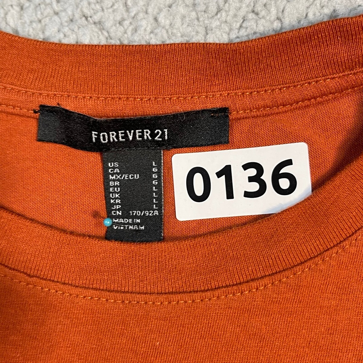 orange tops forever 21
