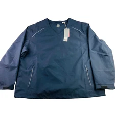 NEW Cutter & Buck Golf Men's Pullover Jacket Water Resistant Blue •  2XB