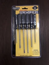 Family Maid SCREWDRIVERS 6 PIECE SET - 3 Flathead, 3 Phillips