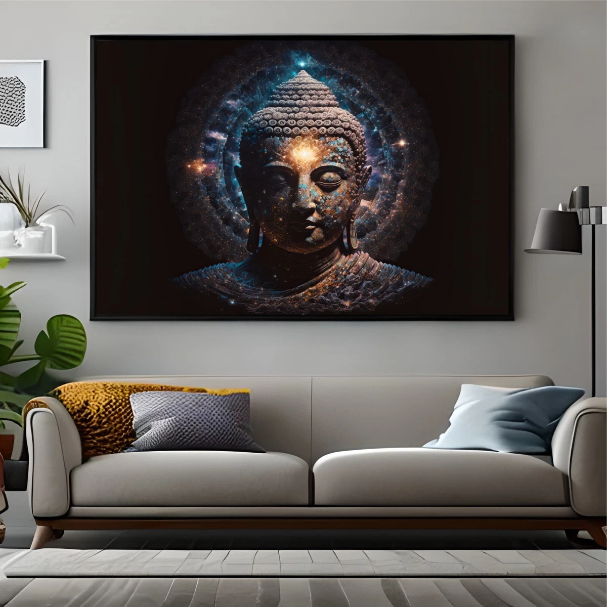 Poster Géant Bouddha Peace – 252cm X 150cm – Déco Salon – Neuf