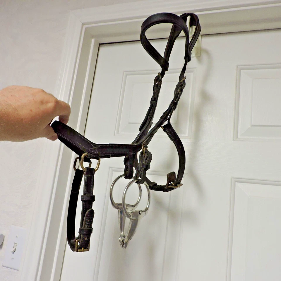 Rambo Micklem Multibridle with Spencer Hollow Eggbut Single Jointed Bit 5" - Image 3 of 4