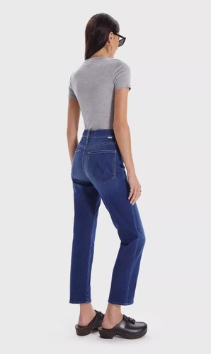 NWT $228 Blue Mother The Tomcat Snipped In The Bud Jeans 33 - Picture 3 of 4