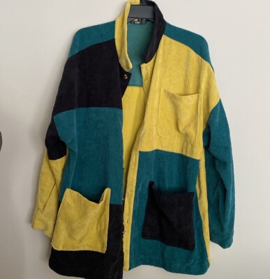 SHIEN Loose Colorful Coat Sz Xl