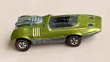1970 Peeping Bomb Lime-Yellow Original Redline HotWheels Cars