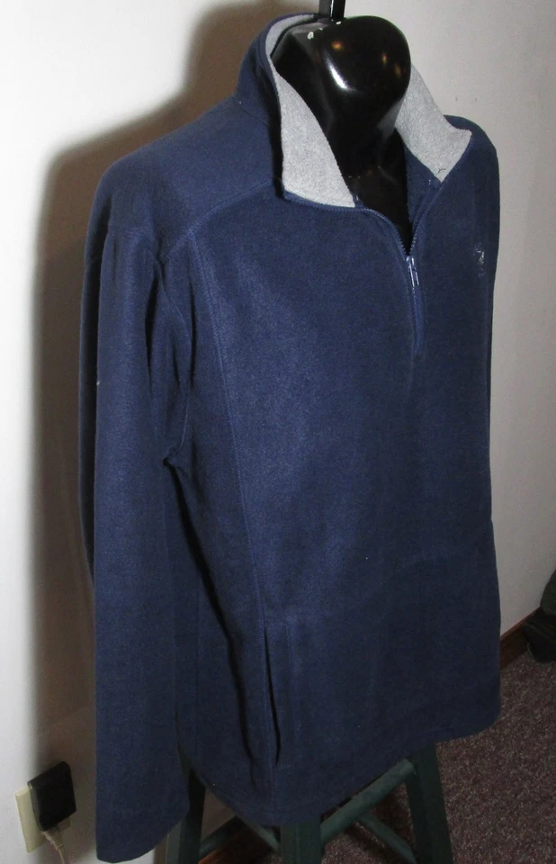 BEVERLY HILLS POLO CLUB синий флис Джерси толстовка размер L - Изображение 3 из 4