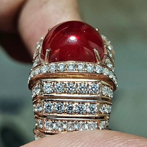 HEAT ONLY SONGEA RUBY RING - Picture 2 of 4