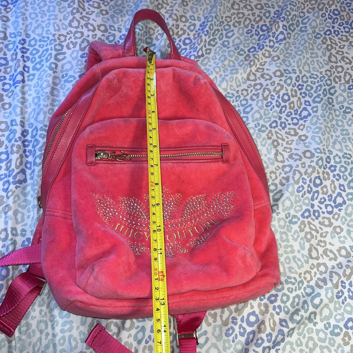 VelvetJuicy Couture Backpack Juicy Couture Pink Clay Rainbow Juicy Backpack Velour TikTok  main image 2