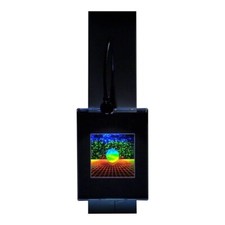 Imagen holograma tierra 3D con rejilla MONTAJE EN PARED ILUMINADO, película tipo relieve