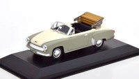 1:43 Minichamps Wartburg 311 Convertible 1958 Grey/Creme