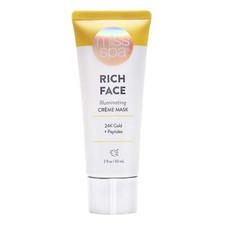 MISS SPA Crème Face Mask for Women, 24K Gold + Peptides Face Cream Mask, For