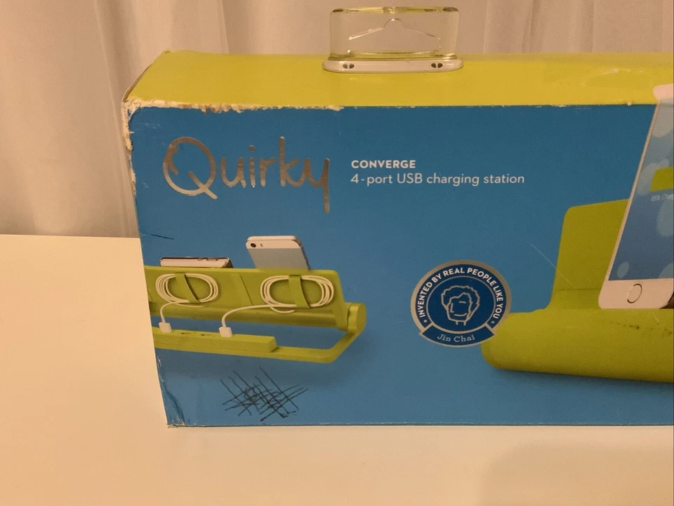 Quirky Converge 4-port USB Charging Station POP GREEN PCVG3-GN01 - Image 3 of 4