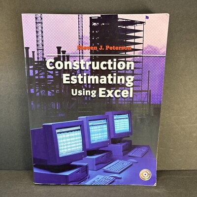 Construction Estimating Using Excel Softcover Book by Steven Peterson 2007