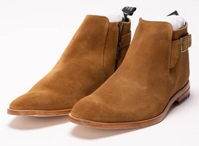 GORDON & BROS. Gordon & Bros Herren Schuhe Desert Boots City Zip Wildleder Braun Gr. 45 OUTLET