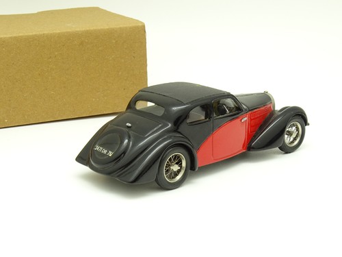 Ma Collection Résine SB 1/43 - Bugatti Type 57 C Coach Ventoux Noire Rouge 1939 - Imagen 3 de 4