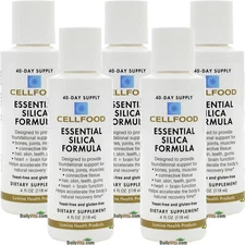 5 Bottles Cellfood Essential Silica Formula 4 Oz by Lumina Health