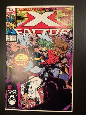 X-Factor, Vol. 1 #72.Marvel, 1991. NM.