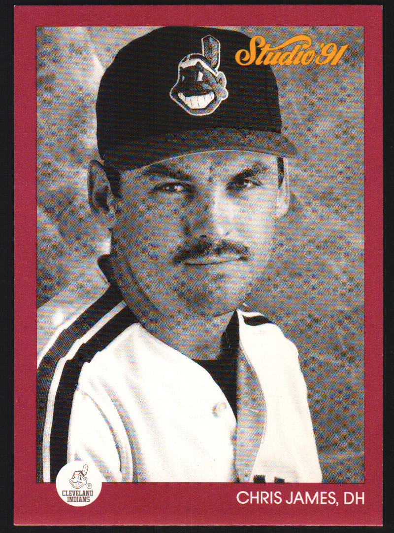 1991 Donruss Studio #45 - Chris James - Cleveland Indians  91-755