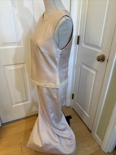 CHAMPAGNE PASTEL PINK Watters And Watters Two piece Womens Dress Size L