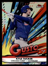 Kyle Tucker 2025 Topps Finest Gusto #G-13 Chicago Cubs ESE