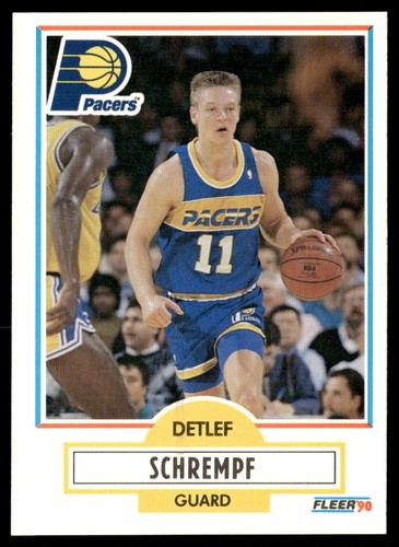 1990-91 Fleer Detlef Schrempf Indiana Pacers #81