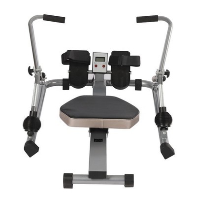 Rudergerät Rudermaschine Bauchtrainer Trainingsgerät Klappbar 12 Stufen LCD 2in1