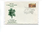 Isle of Man 1985 1st day St Ninians High School cover, RPS No 234