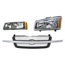 Headlight Grille Turn Light For Chevy Silverado 1500 2500 3500 2003-2007 Left