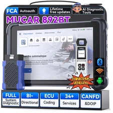 MUCAR 892BT Car OBD2 Scanner Diagnostic Tool 34 Reset CANFD +THINKTPMS VENU iPro