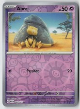 Abra Reverse Holo MEW 063/165 NM Mitsuhiro Arita