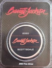 2020 Barrett Jackson 1 Troy Ounce .999 Fine Silver Round New In Package Unopened