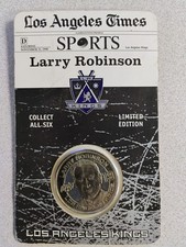 LA Kings Larry Robinson 1998 Coin NHL Limited Edition Los Angeles Times Sealed