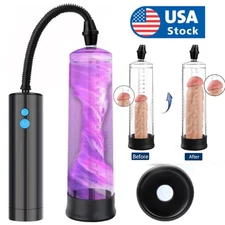 2025 Updated Vacuum Electric Penis Pump Rechargeable Male Penis Enlarger ED Gift