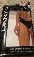DKNY Womens Soft Stretch Microfiber 4 Pk Hipster Underwear Assorted Color Sz S