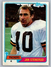 1981 Topps #387 Jan Stenerud