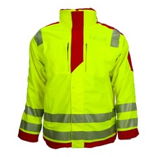Rettungsdienstjacke RescPol 3-in-1 leuchtgelb/rot