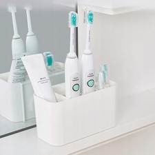 Electric Toothbrush Holder Large Bathroom Caddy Storage Multifunction Organizer
