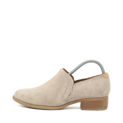 TOMS Damen 1002287 Halbschuhe Taupe Veloursleder Knöchelhoch Ankle Boots EU 38