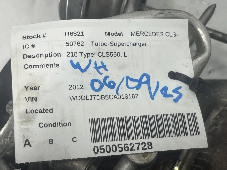 Драйвер турбонаддув/нагнетатель 231 тип Sl модели подходит для 12-20 MERCEDES S-CLASS 1965280 - Изображение 4 из 4