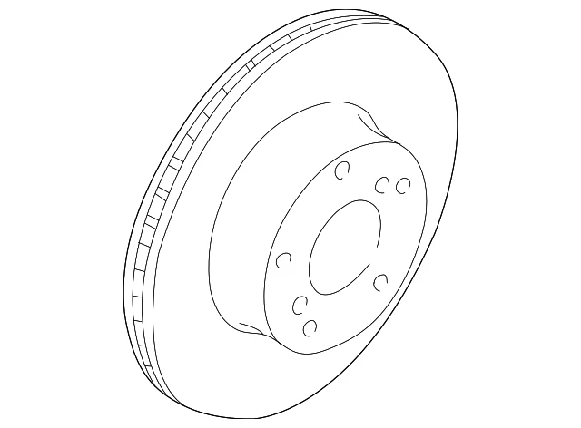 Original Subaru 2002-2008 Forester Impreza Rotor 26300AE061 Foto 4 de 4