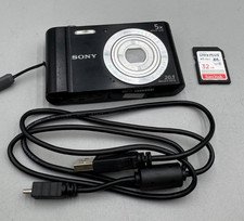 Sony Cyber-shot DSC-W800 20.1MP 5x Optical Zoom Black Digital Camera NoBattery C