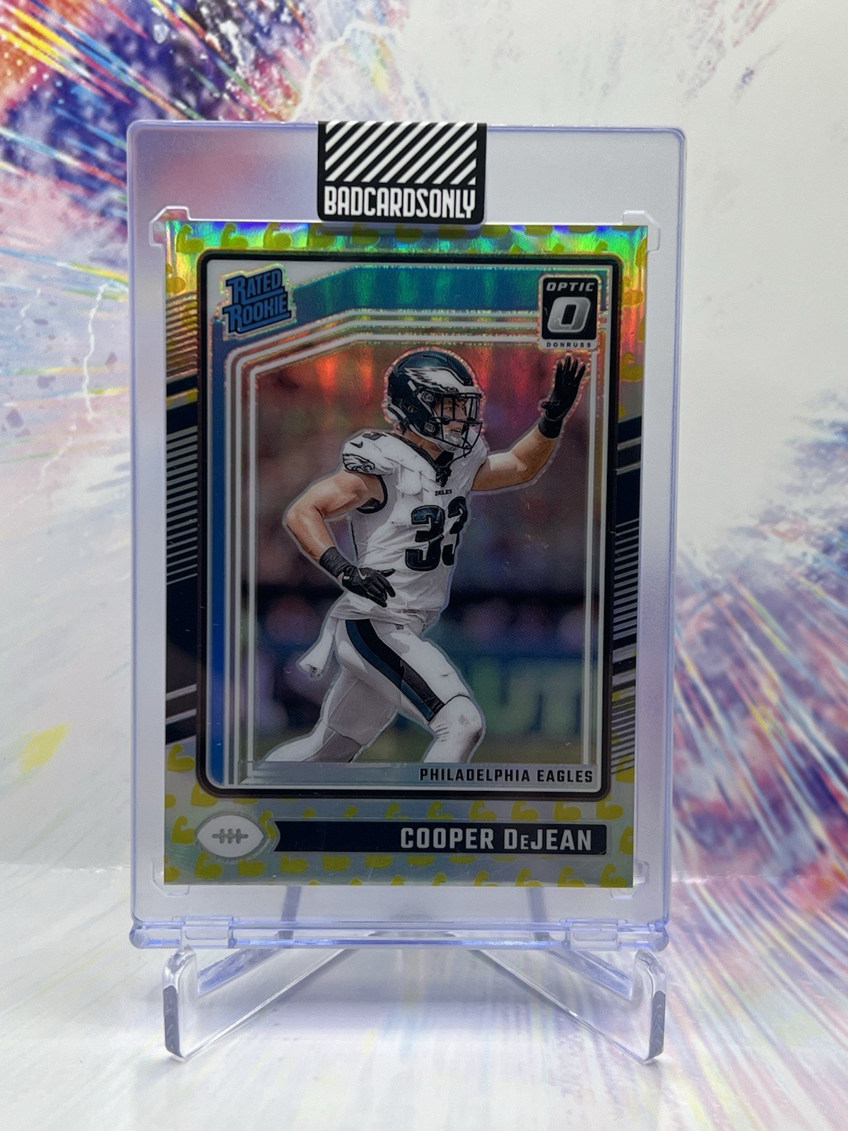 2024 Panini Donruss Optic Flex Emoji #221 Cooper DeJean (RC) /149