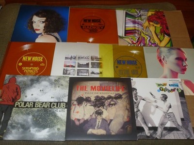 (10) vinyl LOT punk MOVIELIFE new found glory POLAR BEAR CLUB hardcore XERXES